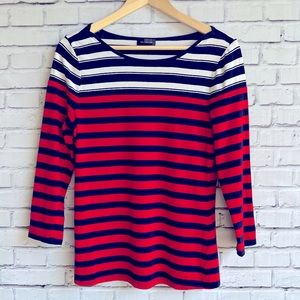 The Limited 3/4 Sleeve Striped Top | Sz S